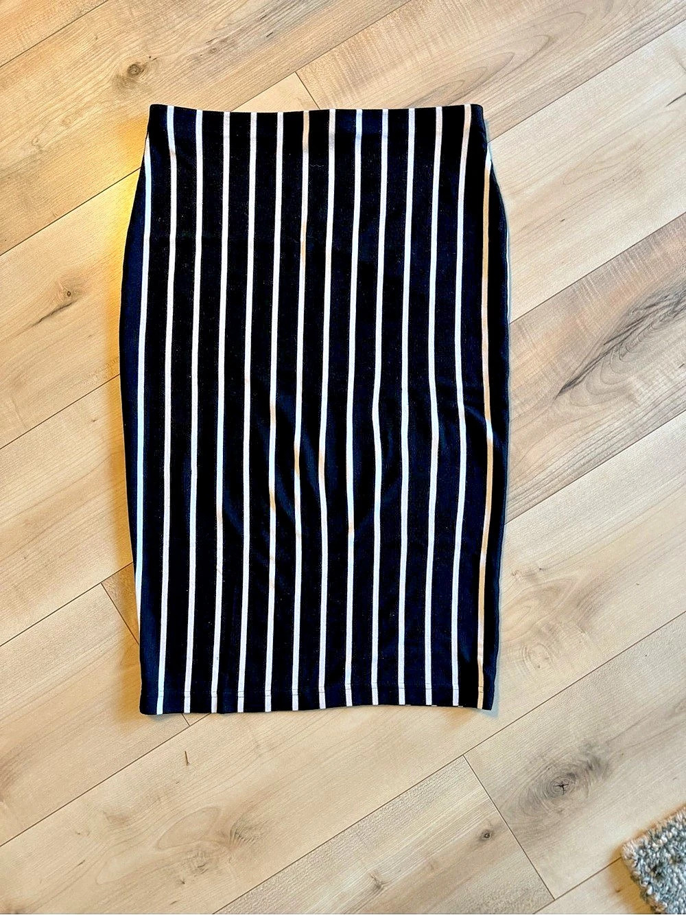 Sanctuary Striped Skirt in Black & White